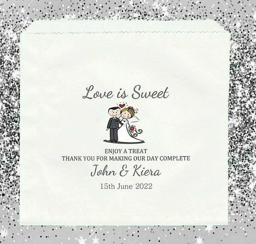 Personalised wedding sweet - personalised,