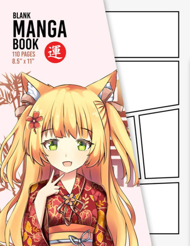 Blank manga book create your - blank,