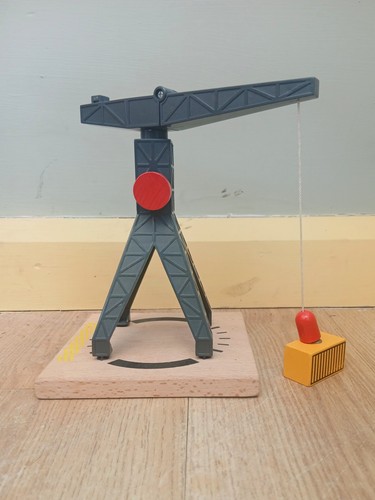 Wooden toy crane magnetic - wooden,