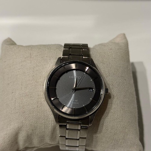 Seiko solar titanium men - solar, men's