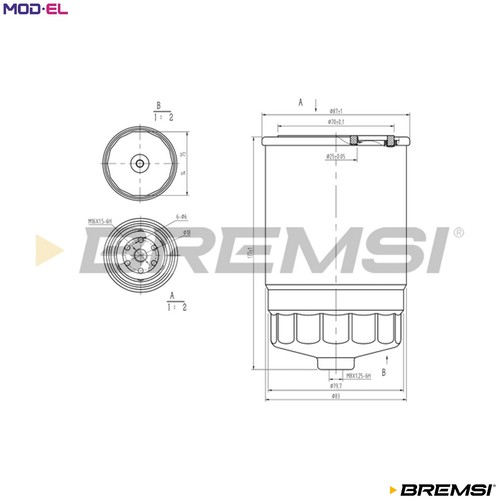 Fuel filter fe0053 for - for, alfa