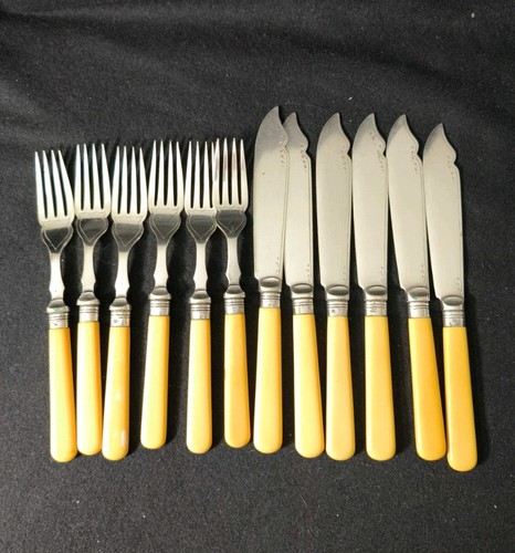 Vintage 12 piece fish - vintage, 12-piece