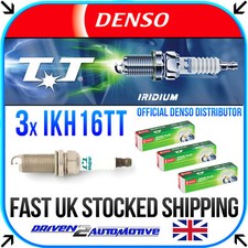 3x DENSO IKH16TT IRIDIUM TT SPARK PLUGS FOR CITROEN C1 (PM_, PN_) 1.0 06.05-