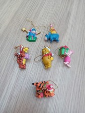 Six Walt Disney Winnie The Pooh And Friends Christmas Tree Decorations
