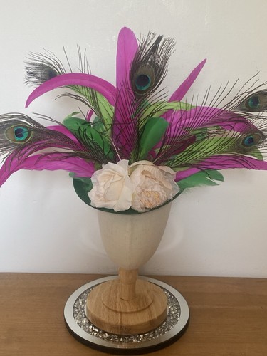 New green pink peacock - pink,