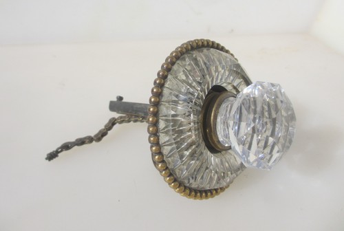 Victorian brass door bell - brass,