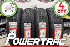 4 X 215 75 16C POWERTRAC 215/75R16C 113/111R BRAND NEW C B LABELS M+S 2157516C