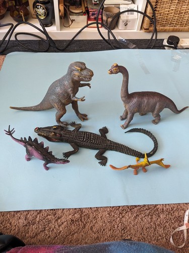 Vintage 70s 80s toy dinosaur - 70s,