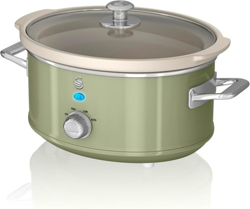 Swan retro slow cooker with - cooker,