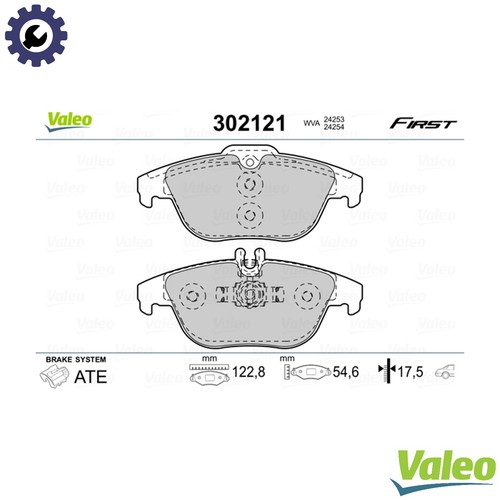 Brake pad set disc - set,
