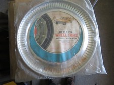 CLASSIC CAR ALLOY 15 INCH  WHEEL TRIMS  CHECK SIZES BAGGED    N.O.S
