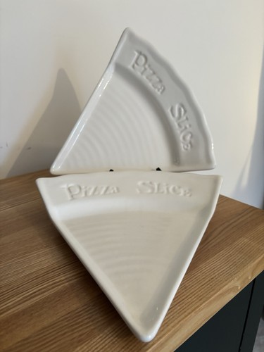 White ceramic pizza slice - 2,