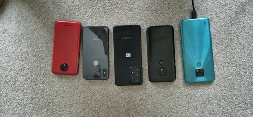Job lot used phones - lot, including