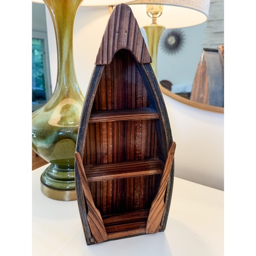 Vintage rustic canoe boat - rustic,