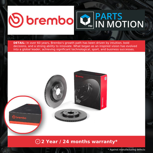 Brake discs pair vented - 2x,