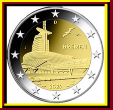 Germany coin 2€ Euro A 2026
