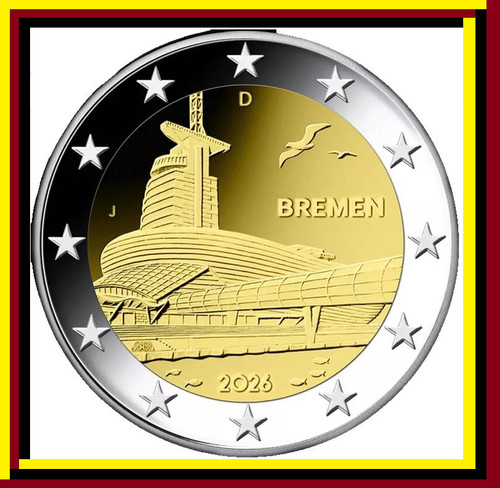 Germany coin euro adfgj - germany, 2€