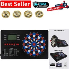 Electronic Dart Scoreboard with 32 Games & LCD Display - Fun for 1-8 Players