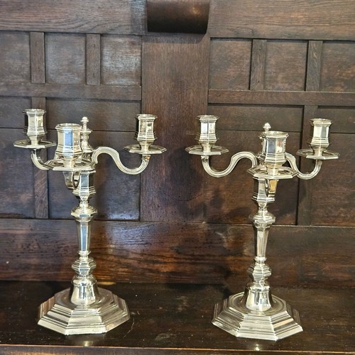 Christofle silver candelabra - silver,