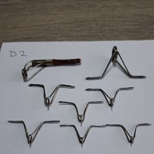 Set of 8 Rod Rings, Butt and