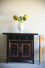 Antique Chinese Painted Cupboard Cabinet Storage