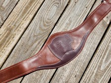 Devoucoux Brown Padded Anatomic English Jumper Girth - CHOICE of size: 46"