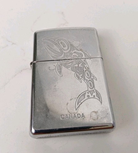 Vintage zippo chinook salmon - zippo,