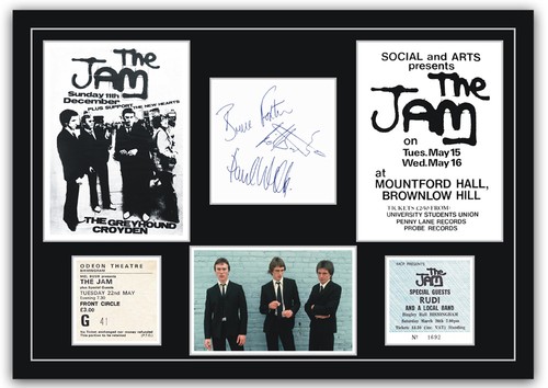 The jam autographs tickets - autographs,