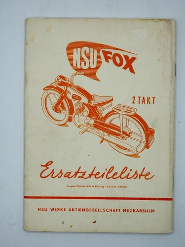 Original 1951 nsu fox - original,