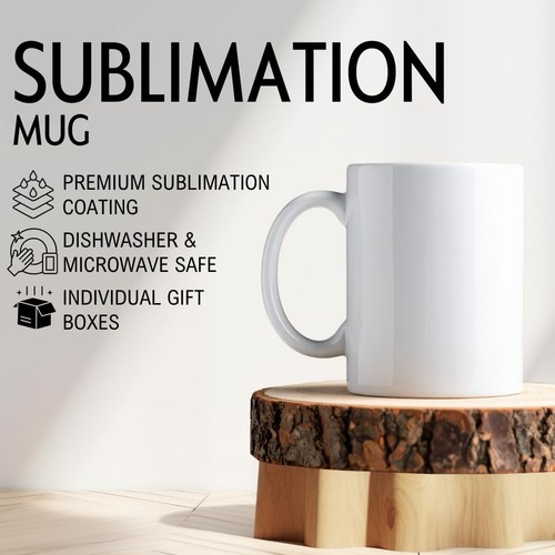 White sublimation mugs - mugs, 11oz