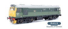BACHMANN 'OO' GAUGE 32-402 BR GREEN CLASS 25 'TAMWORTH CASTLE' D7672 DIESEL LOCO