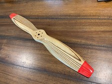 Vintage 28” Wood Model Airplane Propeller Or Wall Hanger Decoration Excellent