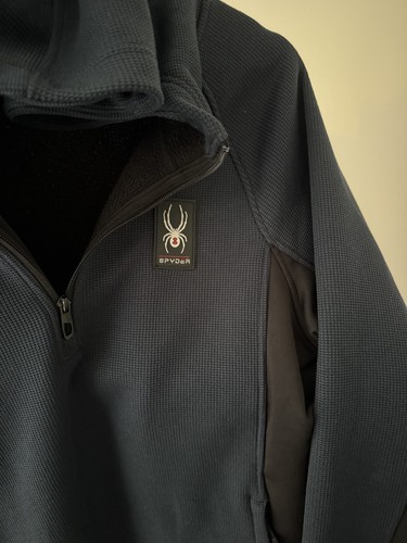 Spyder waffle knit zip - 1/4,