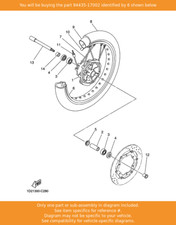 YAMAHA Rim ( 3.50-17 )