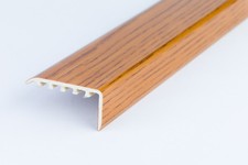 STAIR NOSING  EDGE UPVC WOOD EFFECT  -TRIM- EDGING NOSING 45 x 22mm - 900 mm