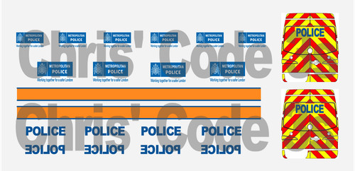 Code police adhesive vinyl - 3,