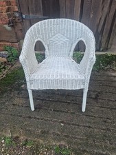 Painted Cane / Rattan Chair