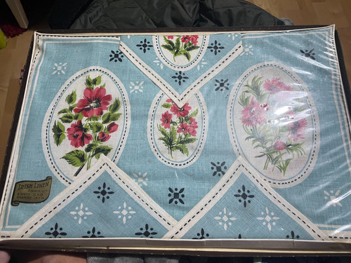 Vintage irish linen dinner - vintage,
