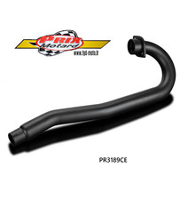 YAMAHA XT 500 1977/1989 Exhaust Collector Inox Ceramic Black New