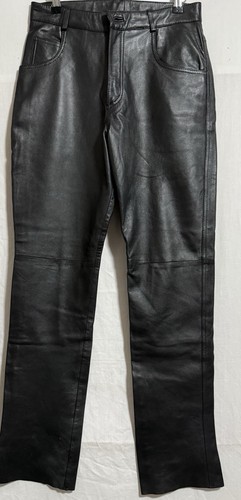 Unbranded black leather lined - black,