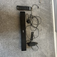 Bose Solo 5 TV Soundbar – Model 418775 – Black with Remote, power & wall mount