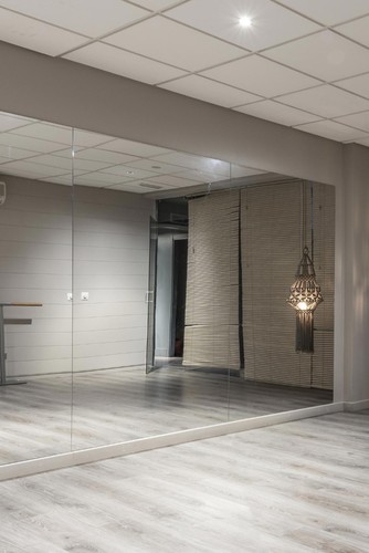 Large mirror glass gym - large,