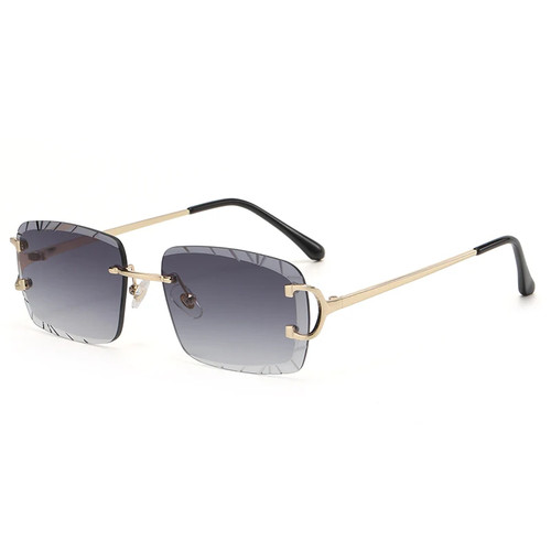 Square rimless glasses trend - glasses,