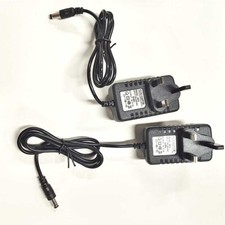 2 Packs 9V Power Supply UK Adaptor Charger 9-Volt Power Supply 9V 1A AC/DC PLUG