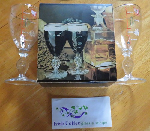 Vintage irish coffee - coffee, goblets