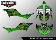 FOR KAWASAKI KFX 700 CUSTOM GRAPHICS KIT DECALS MX MOTOCROSS ATV STICKERS 