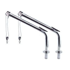 Stainless Steel Boat Davits for hoisting Tenders, Outboard Engines. Max 120kg.