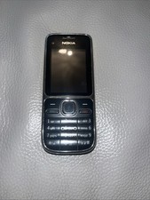 Vintage Nokia C2-01 3G Mobile Phone in Black from 2011 (Unknown Network )