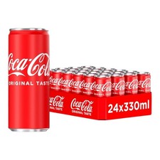 Coca Cola Original 24 x 330ml Cans - (Pack of 24)