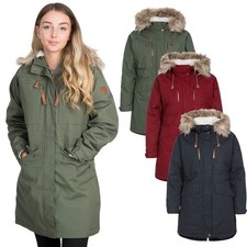 Trespass Womens Waterproof Jacket Ladies Longer Length Raincoat Faithful